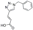 3-(1-BENZYL-1H-[1,2,3]TRIAZOL-4-YL)-ACRYLIC ACID Structure