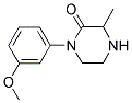 1-(3-METHOXYPHENYL)-3-METHYLPIPERAZIN-2-ONE Struktur