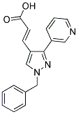 (2E)-3-(1-BENZYL-3-PYRIDIN-3-YL-1H-PYRAZOL-4-YL)ACRYLIC ACID