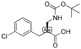 (S)-2-(TERT-BUTOXYCARBONYLAMINO-METHYL)-3-(3-CHLORO-PHENYL)-PROPIONIC ACID