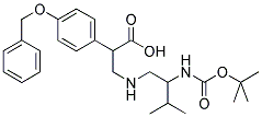 2-(4-BENZYLONY-PHENYL)-3-(2-TERT-BUTOXYCARBNYLAMINO-3-METHYLBUTYLAMINO)-PROPIONIC ACID, , 結構式