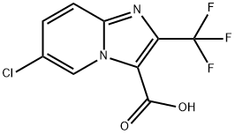 6-CHLORO-2-(TRIFLUOROMETHYL)IMIDAZO[1,2-A]PYRIDINE-3-CARBOXYLIC ACID|6-氯-2-(三氟甲基)咪唑并[1,2-A]吡啶-3-羧酸