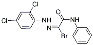 (1E)-2-ANILINO-N-(2,4-DICHLOROPHENYL)-2-OXOETHANEHYDRAZONOYL BROMIDE Structure