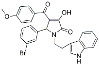 1-(2-(1H-INDOL-3-YL)ETHYL)-5-(3-BROMOPHENYL)-3-HYDROXY-4-(4-METHOXYBENZOYL)-1H-PYRROL-2(5H)-ONE