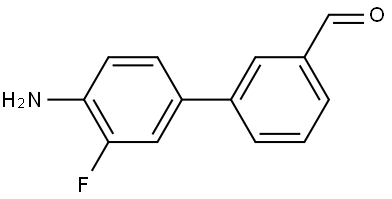 4'-AMINO-3'-FLUORO[1,1'-BIPHENYL]-3-CARBALDEHYDE Struktur