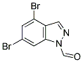 4,6-DIBROMO-INDAZOLECARBOXALDEHYDE Struktur