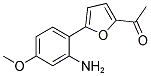 1-[5-(2-AMINO-4-METHOXY-PHENYL)-FURAN-2-YL]-ETHANONE Struktur