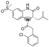 (3S)-4-[2-(2-CHLORO-PHENYL)-ACETYL]-3-ISOBUTYL-7-METHANESULFONYL-3,4-DIHYDRO-1H-QUINOXALIN-2-ONE