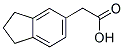 2,3-DIHYDRO-1H-INDEN-5-YLACETIC ACID Struktur