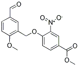 METHYL 4-[(5-FORMYL-2-METHOXYBENZYL)OXY]-3-NITROBENZOATE Structure