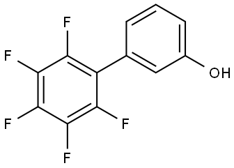 2',3',4',5',6'-PENTAFLUORO[1,1'-BIPHENYL]-3-OL Struktur