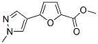 5-(1-METHYL-1H-PYRAZOL-4-YL)FURAN-2-CARBOXYLIC ACID METHYL ESTER Struktur