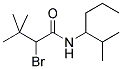 2-BROMO-3,3-DIMETHYL-N-(2,5-DIMETHYLPENT-3-YL)BUTYRAMIDE Struktur