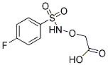 ([[(4-FLUOROPHENYL)SULFONYL]AMINO]OXY)ACETIC ACID Structure