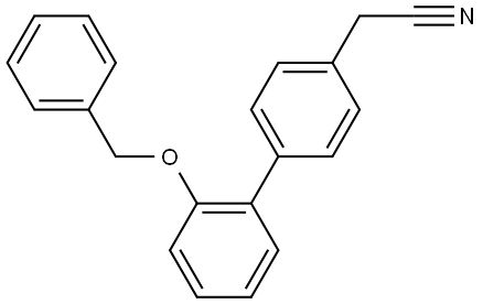 [2'-(BENZYLOXY)[1,1'-BIPHENYL]-4-YL]ACETONITRILE Struktur
