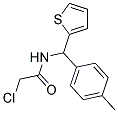 2-CHLORO-N-[(4-METHYLPHENYL)(THIEN-2-YL)METHYL]ACETAMIDE Structure