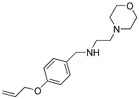 N-(4-(ALLYLOXY)BENZYL)-2-MORPHOLIN-4-YLETHANAMINE Struktur