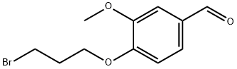 4-(3-BROMO-PROPOXY)-3-METHOXY-BENZALDEHYDE Struktur