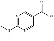 2-DIMETHYLAMINO-PYRIMIDINE-5-CARBOXYLIC ACID Structure