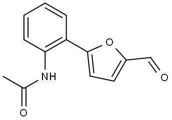 N-[2-(5-FORMYL-2-FURYL)PHENYL]ACETAMIDE Structure