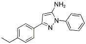 3-(4-ETHYLPHENYL)-1-PHENYL-1H-PYRAZOL-5-AMINE Struktur