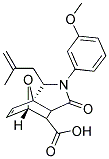 2-(3-METHOXYPHENYL)-3-(2-METHYLPROP-2-EN-1-YL)-1-OXO-1,2,3,6,7,7A-HEXAHYDRO-3A,6-EPOXYISOINDOLE-7-CARBOXYLIC ACID Struktur