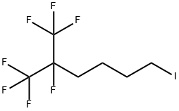 1,1,1,2-TETRAFLUORO-2-(TRIFLUOROMETHYL)-6-IODOHEXANE Struktur