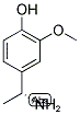 (R)-4-(1-AMINOETHYL)-2-METHOXYPHENOL Struktur