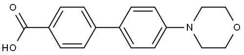 4'-(4-MORPHOLINYL)[1,1'-BIPHENYL]-4-CARBOXYLIC ACID Struktur