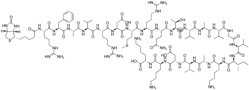 BIOTIN-ARG-PHE-ALA-VAL-ARG-ASP-MET-ARG-GLN-THR-VAL-ALA-VAL-GLY-VAL-ILE-LYS-ALA-VAL-ASP-LYS-LYS-OH Structure