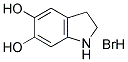 5,6-DIHYDROXYINDOLINE HBR Struktur