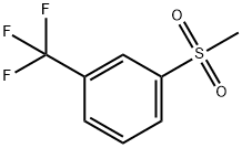 3-TRIFLUOROMETHYLPHENYLMETHYLSULFONE Struktur