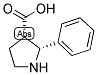 (2R,3S)-2-PHENYL-PYRROLIDINE-3-CARBOXYLIC ACID Struktur