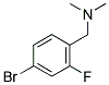(4-BROMO-2-FLUORO-BENZYL)-DIMETHYL-AMINE Struktur