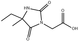 (4-ETHYL-4-METHYL-2,5-DIOXO-IMIDAZOLIDIN-1-YL)-ACETIC ACID Struktur