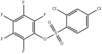 2,3,4,5,6-PENTAFLUOROPHENYL 2,4-DICHLOROBENZENESULPHONATE, 885949-57-5, 結(jié)構(gòu)式