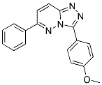 3-(4-METHOXYPHENYL)-6-PHENYL[1,2,4]TRIAZOLO[4,3-B]PYRIDAZINE Struktur