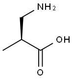 (2S)-2-メチル-3-アミノプロパン酸 化學(xué)構(gòu)造式