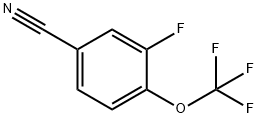 3-FLUORO-4-(TRIFLUOROMETHOXY)BENZONITRILE Structure