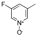 3-FLUORO-5-PICOLINE N-OXIDE Struktur