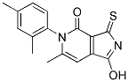 5-(2,4-DIMETHYLPHENYL)-1-HYDROXY-6-METHYL-3-THIOXO-3,5-DIHYDRO-4H-PYRROLO[3,4-C]PYRIDIN-4-ONE Struktur