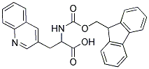 2-(9H-FLUOREN-9-YLMETHOXYCARBONYLAMINO)-3-QUINOLIN-3-YL-PROPIONIC ACID Struktur