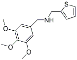 1-THIEN-2-YL-N-(3,4,5-TRIMETHOXYBENZYL)METHANAMINE Struktur
