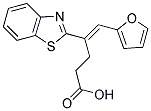 (4E)-4-(1,3-BENZOTHIAZOL-2-YL)-5-(2-FURYL)PENT-4-ENOIC ACID Struktur