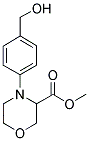 4-(4-HYDROXYMETHYL-PHENYL)-MORPHOLINE-3-CARBOXYLIC ACID METHYL ESTER Struktur