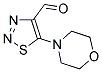 5-MORPHOLIN-4-YL-1,2,3-THIADIAZOLE-4-CARBALDEHYDE Structure