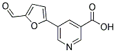 5-(5-FORMYL-2-FURYL)NICOTINIC ACID Structure