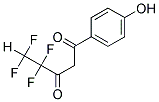 4,4,5,5-TETRAFLUORO-1-(4-HYDROXYPHENYL)PENTANE-1,3-DIONE Struktur
