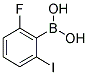 2-FLUORO-6-IODOPHENYLBORONIC ACID Struktur