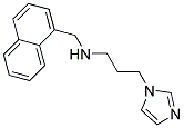 (3-IMIDAZOL-1-YL-PROPYL)-NAPHTHALEN-1-YLMETHYL-AMINE Struktur